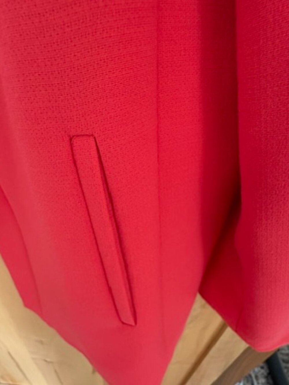 Tahari by Arthur S. Levine Coral Open Front Blazer Size 18 - Picture 4 of 6